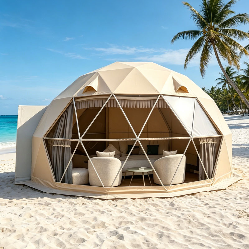 Outdoor Camping Dome - Luksusowy namiot glampingowy typu dome, geodezyjny,