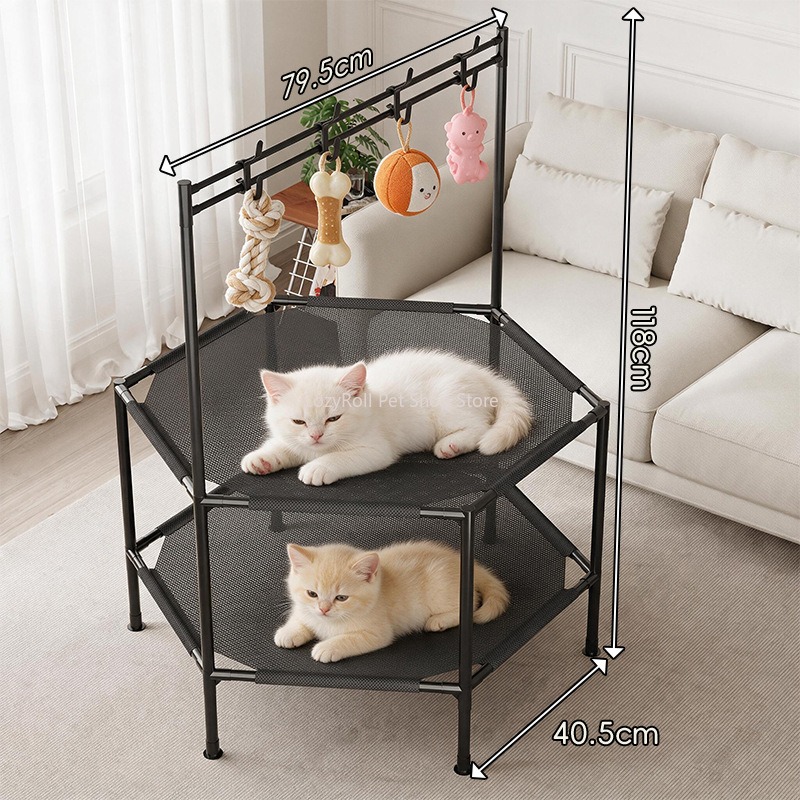 Outdoor Camping Dog Bed - 1-2 warstwowe, wysokie legowisko dla psa,
