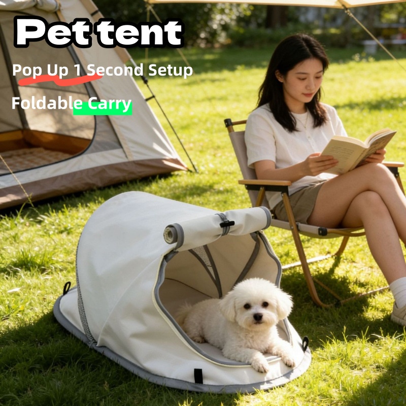 Outdoor Camping Dog Bed - Przenośny Namiot dla Psa z Ochroną