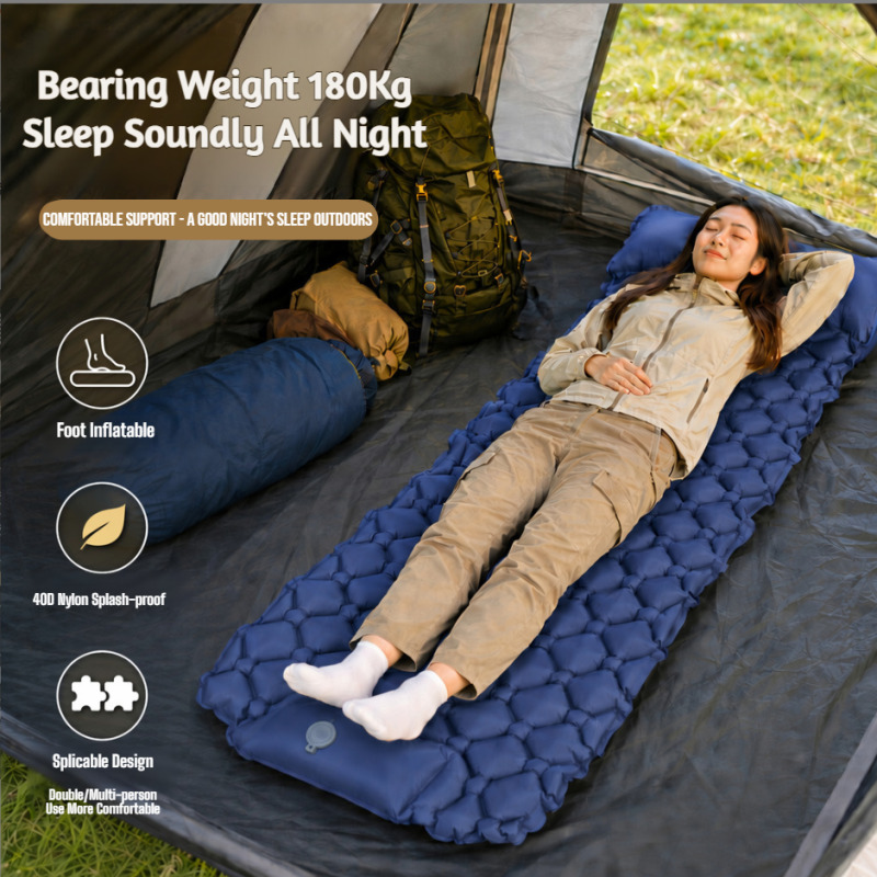 Outdoor Camping Rug - Samopompująca się mata do spania na