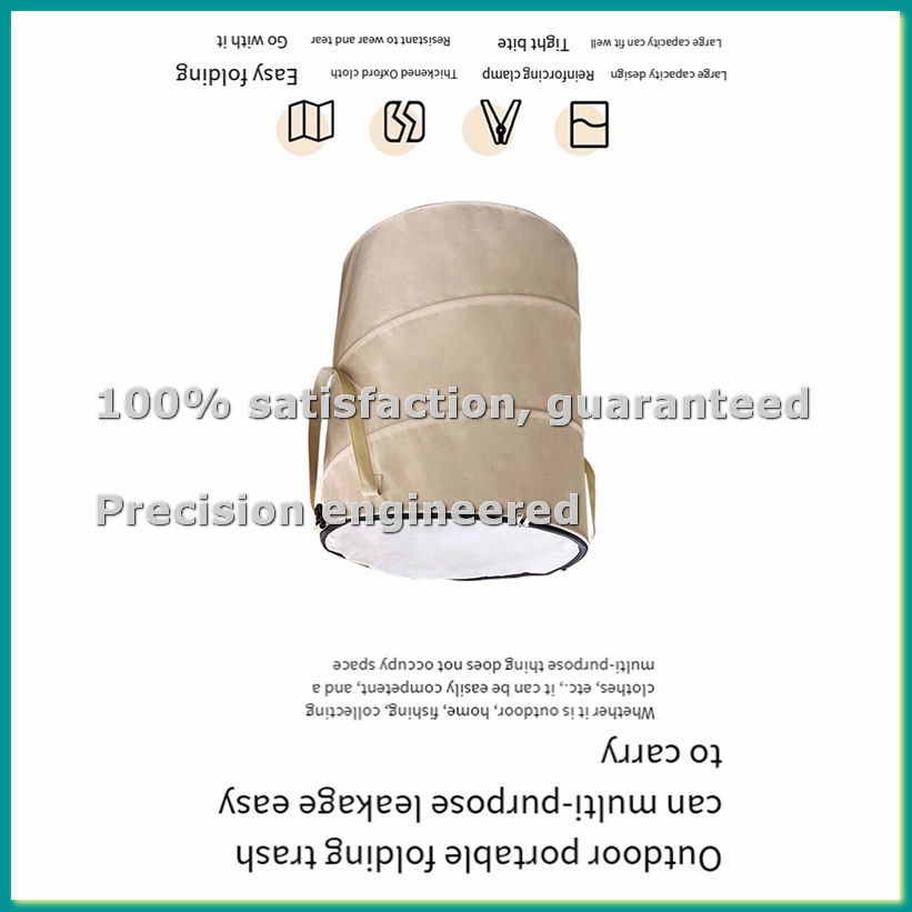 Outdoor Camping Bin - Składany przenośny kosz na śmieci kempingowy,