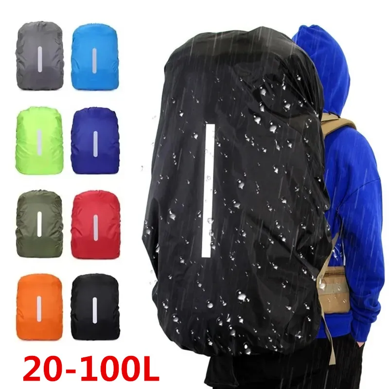 Outdoor Camping Dome - Nowy odblaskowy wodoodporny plecak osłona przeciwdeszczowa