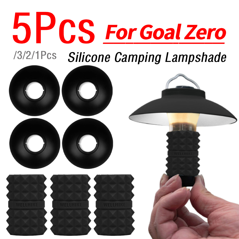 Outdoor Camping Dome - 1/2/3/5 szt. Silikonowa osłona na lampę