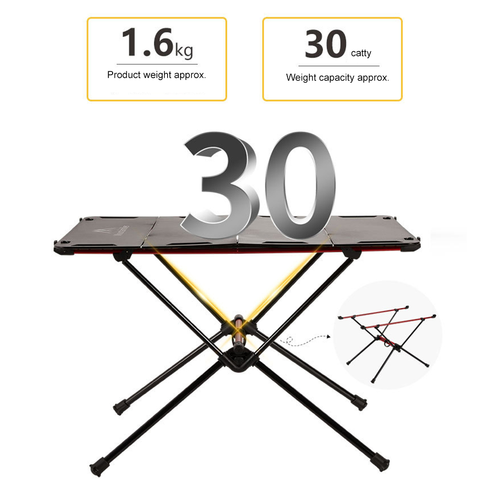 Outdoor Camping Cooking Table - Składany stolik kempingowy, lekki, aluminiowy, wielofunkcyjny