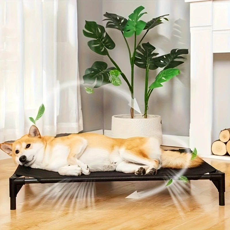 Outdoor Camping Dog Bed - Chłodzące Podwyższone Legowisko dla Psa -