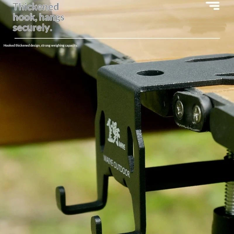 Outdoor Camping Cooking Table - Haczyk do butli z gazem, płyta