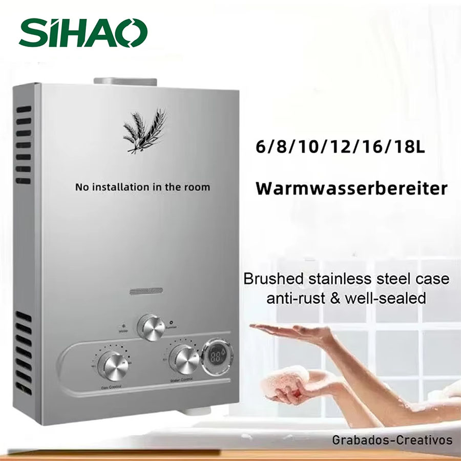Outdoor Camping Water Heater - SIHAO LPG Propan Butan Zmydlany Gaz