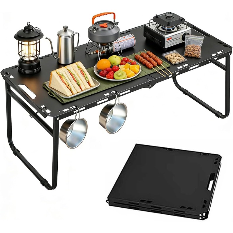 Outdoor Camping Cooking Table - Stół Kempingowy Regulowany Składany Przenośny Stół