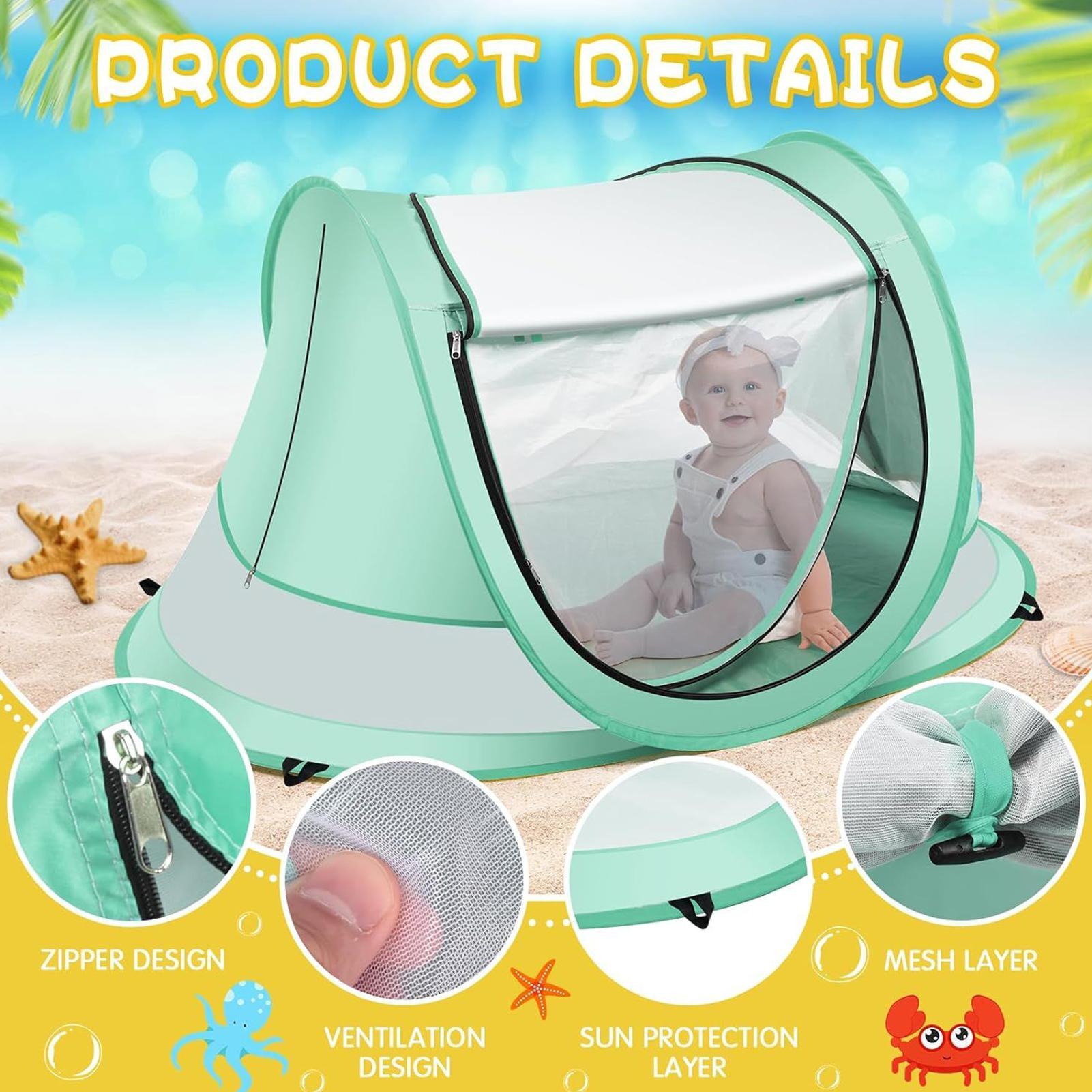 Namiot plażowy dla maluchów, n – Outdoor Camping Dome recenzja i cena