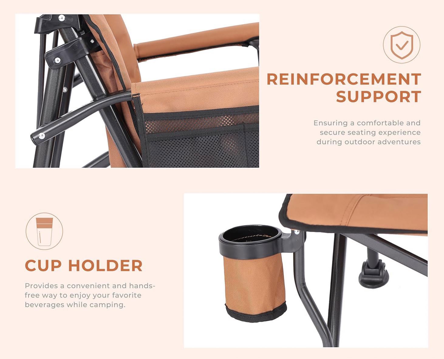 Wysokiej jakości regulowane, p – Quality Outdoor Camping Chairs recenzja i cena