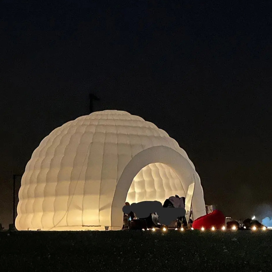 Przenośny LED nadmuchiwany nam – Outdoor Camping Dome recenzja i cena