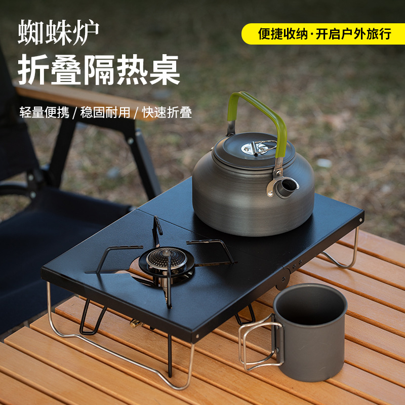 Czarny składany, odporny na ci – Outdoor Camping Cooking Table recenzja i cena
