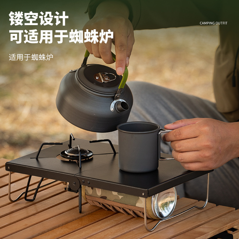 Czarny składany, odporny na ci – Outdoor Camping Cooking Table recenzja i cena