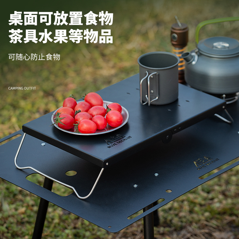 Czarny składany, odporny na ci – Outdoor Camping Cooking Table recenzja i cena