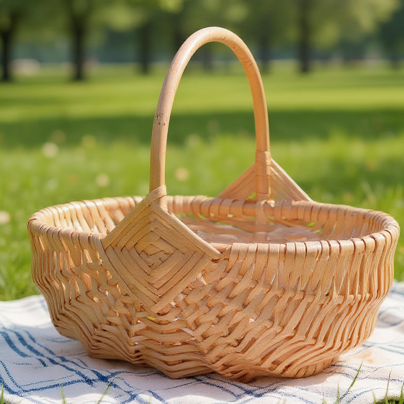 Tkany kosz piknikowy z wikliny – Outdoor Camping Activities recenzja i cena