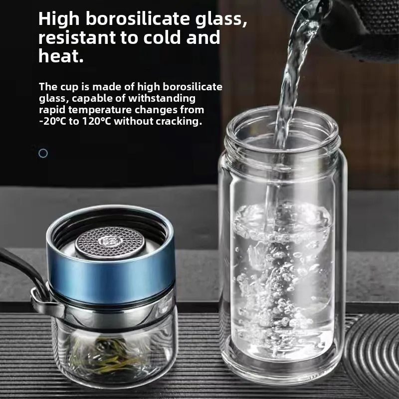 Dwuwarstwowy szklany kubek do  – Portable Water Filter recenzja i cena