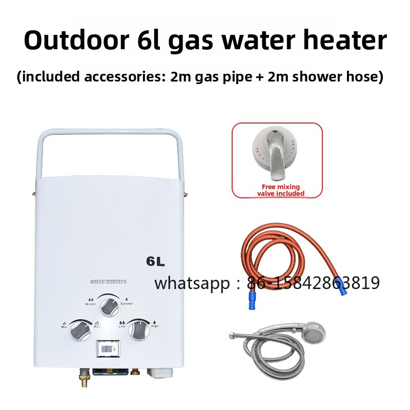 Nagrzewnica gazowa do wody na  – Outdoor Camping Water Heater recenzja i cena