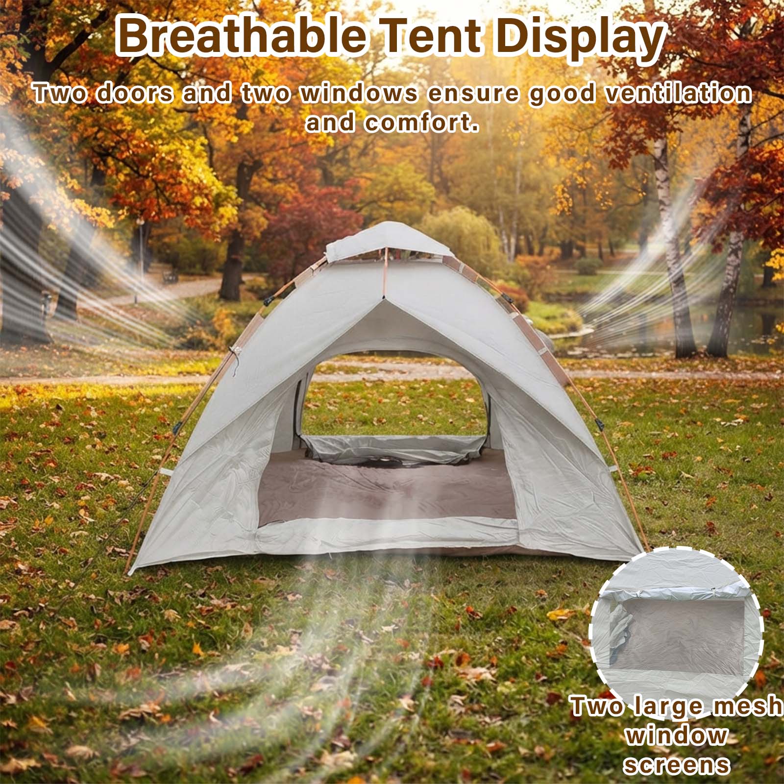 Szary namiot kempingowy typu p – Outdoor Camping Dome recenzja i cena