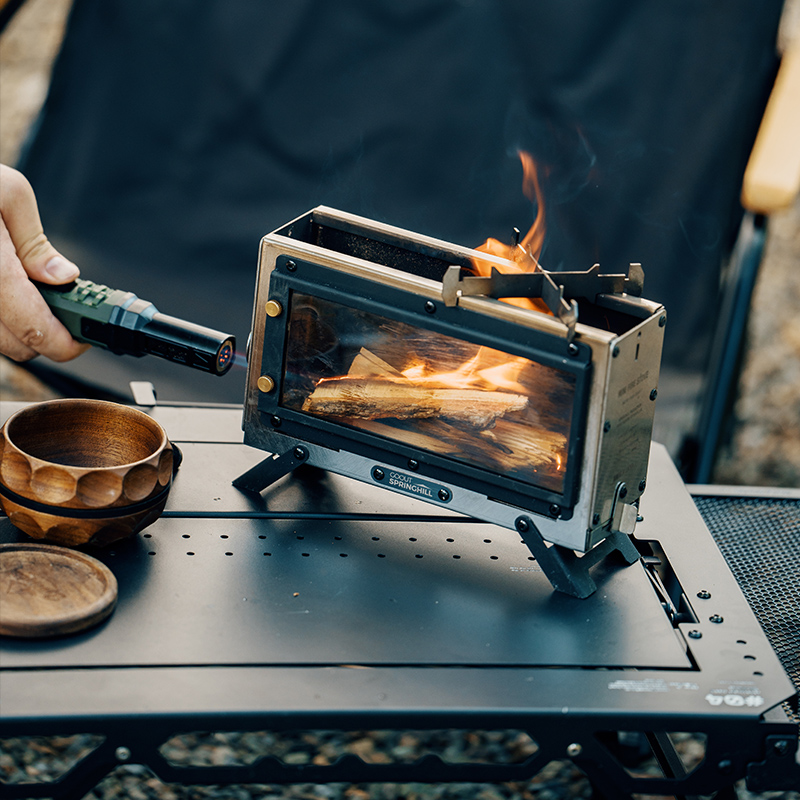 Przenośna kuchenka na drewno G – Outdoor Camping Heater recenzja i cena
