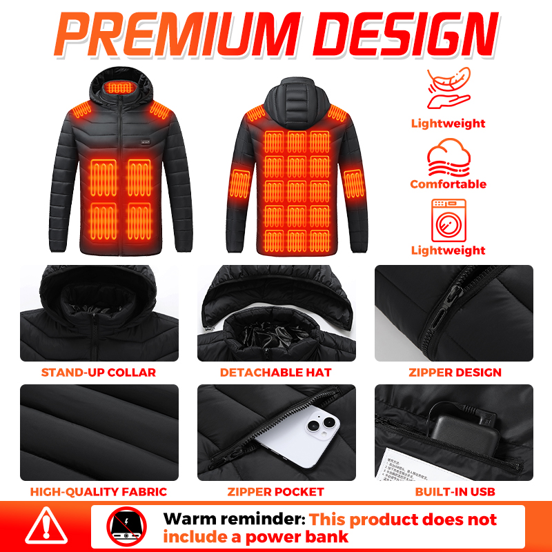 Kurtka z podgrzewanymi element – Outdoor Camping Heater recenzja i cena