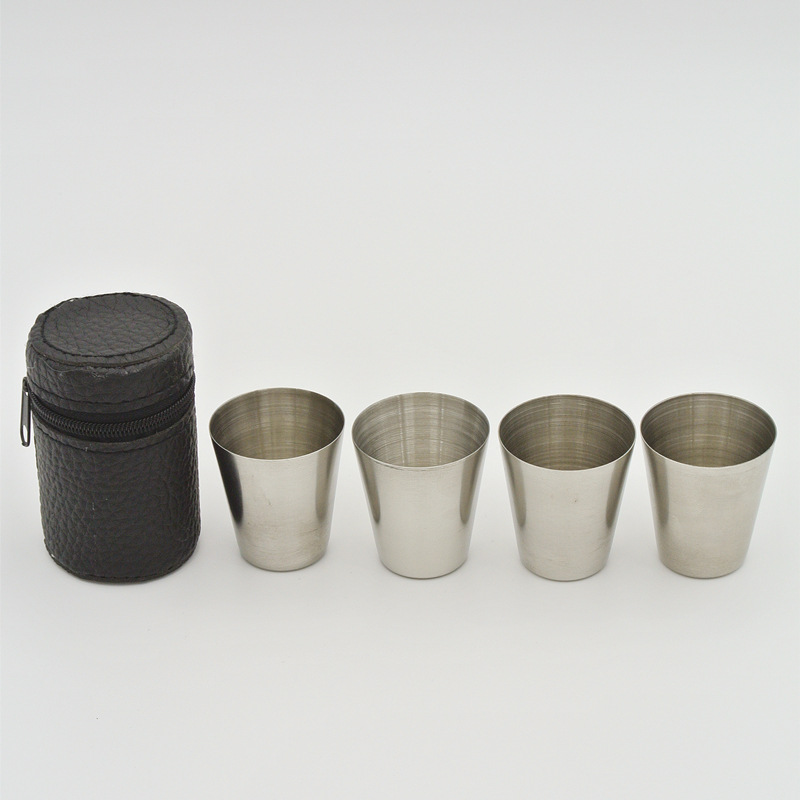 4 szt. 30 ml kieliszki ze stal – Outdoor Camping Gear Brands recenzja i cena