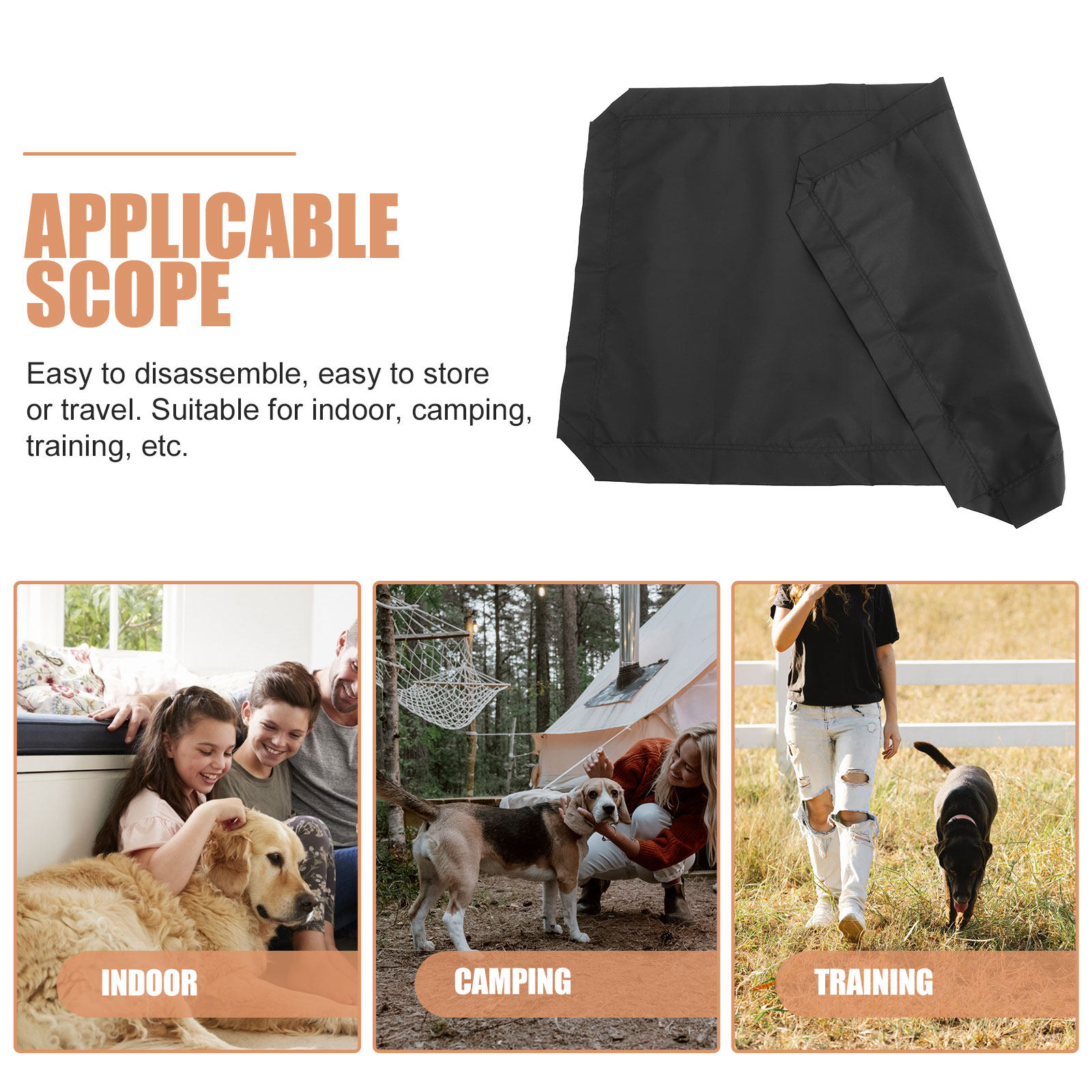 Odpinany pokrowiec na podwyższ – Outdoor Camping Dog Bed recenzja i cena