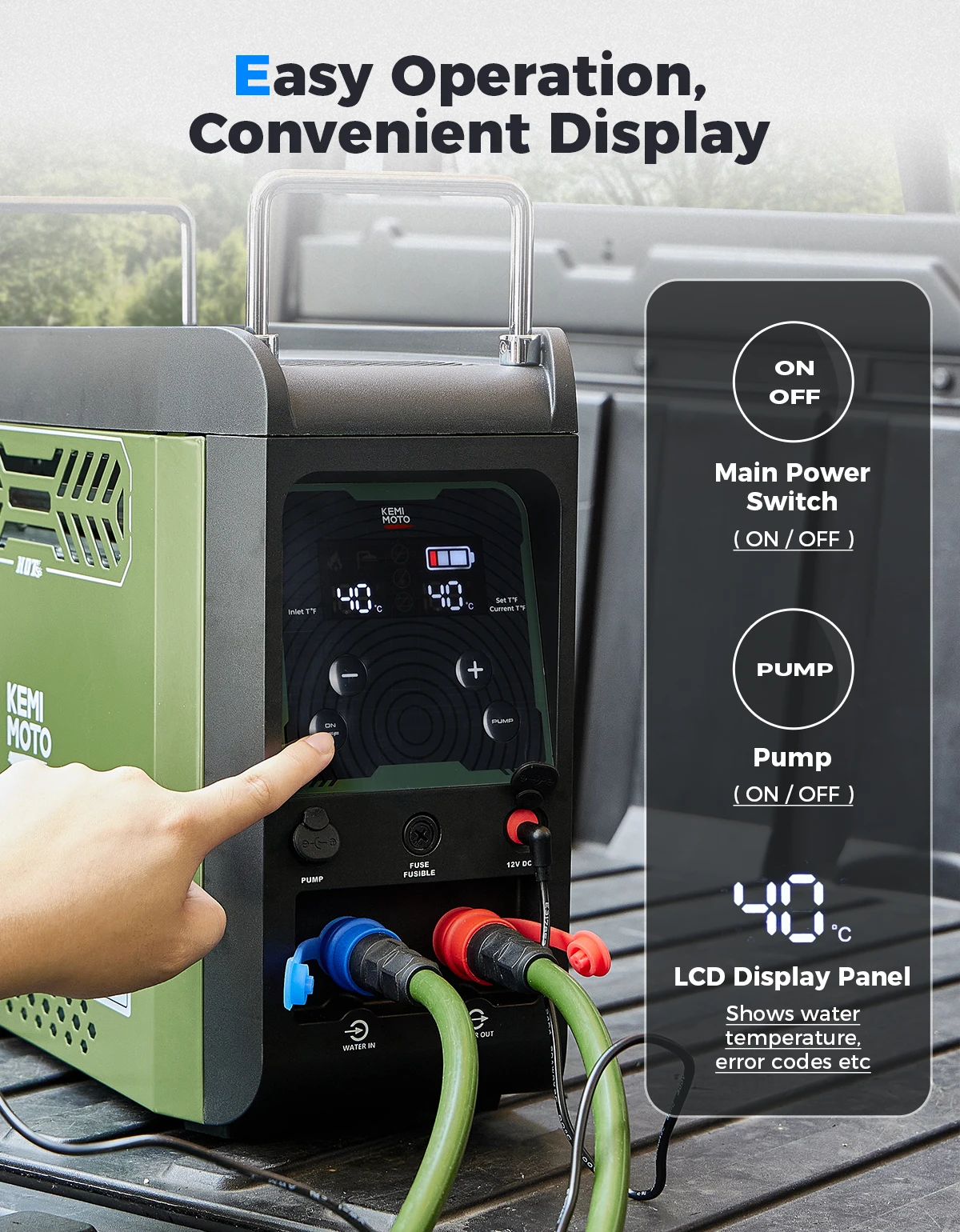 UTV 3s – przenośny podgrzewacz – Outdoor Camping Water Heater recenzja i cena