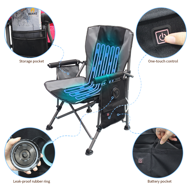 Krzesło kempingowe chłodzące z – Quality Outdoor Camping Chairs recenzja i cena