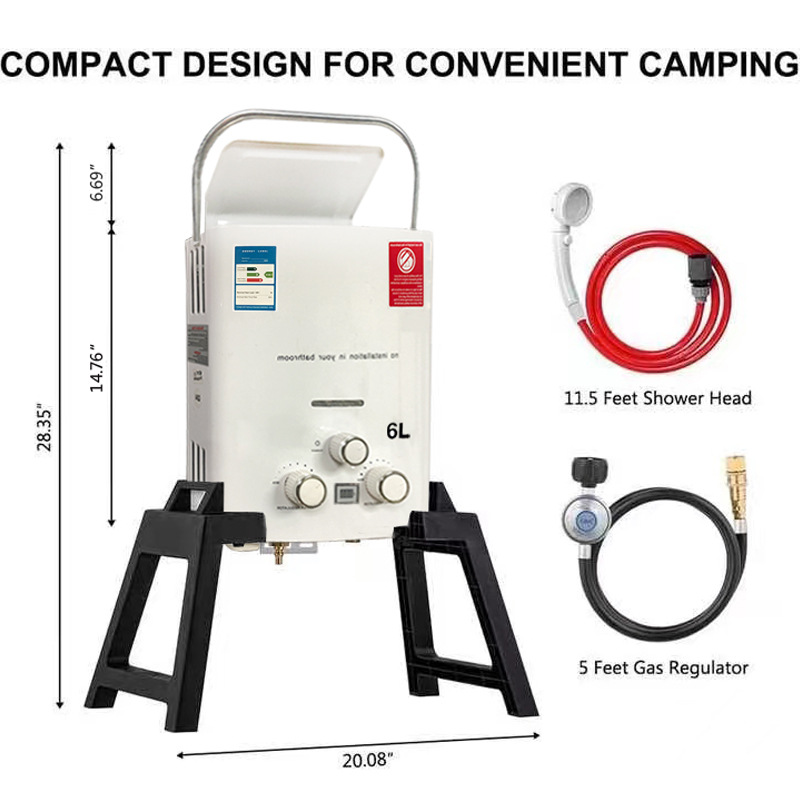 Nowy model przenośnego gazoweg – Outdoor Camping Water Heater recenzja i cena