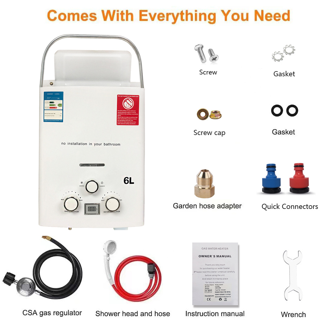 Nowy model przenośnego gazoweg – Outdoor Camping Water Heater recenzja i cena