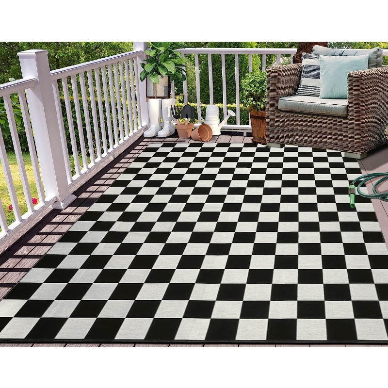 Dwustronne dywany ogrodowe 5x8 – Outdoor Camping Rugs 9X18 recenzja i cena