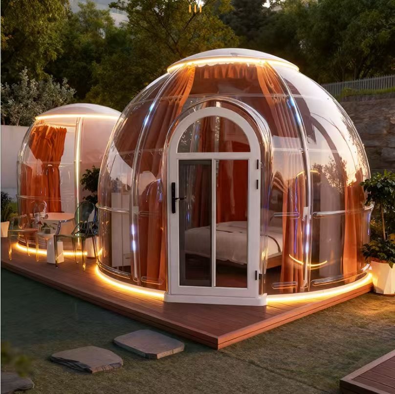 Przezroczysta kopuła bąbelkowa – Outdoor Camping Dome recenzja i cena
