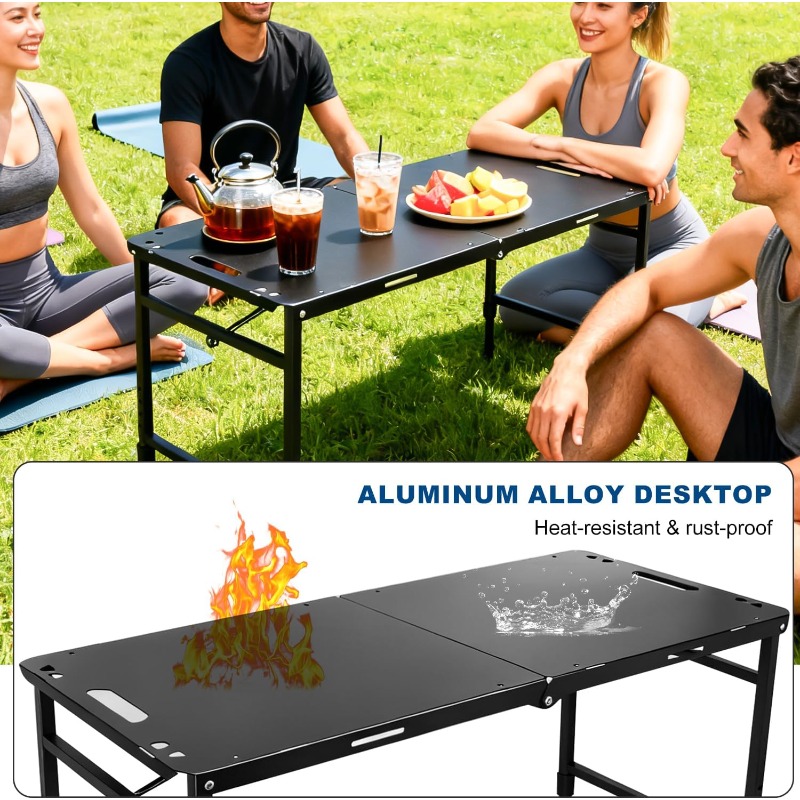 Stół Kempingowy Regulowany Skł – Outdoor Camping Cooking Table recenzja i cena