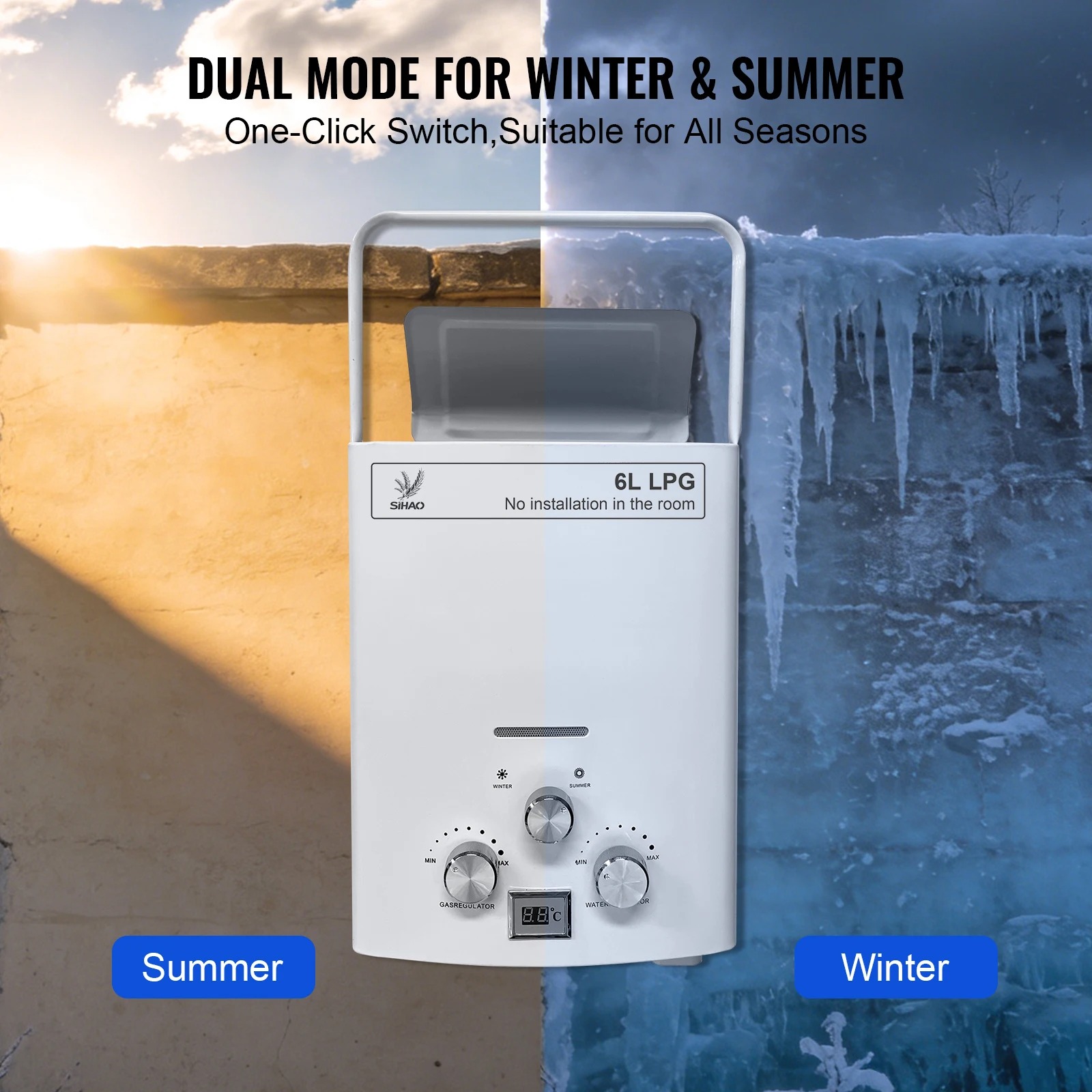 Podgrzewacz wody na gaz LPG |  – Outdoor Camping Water Heater recenzja i cena